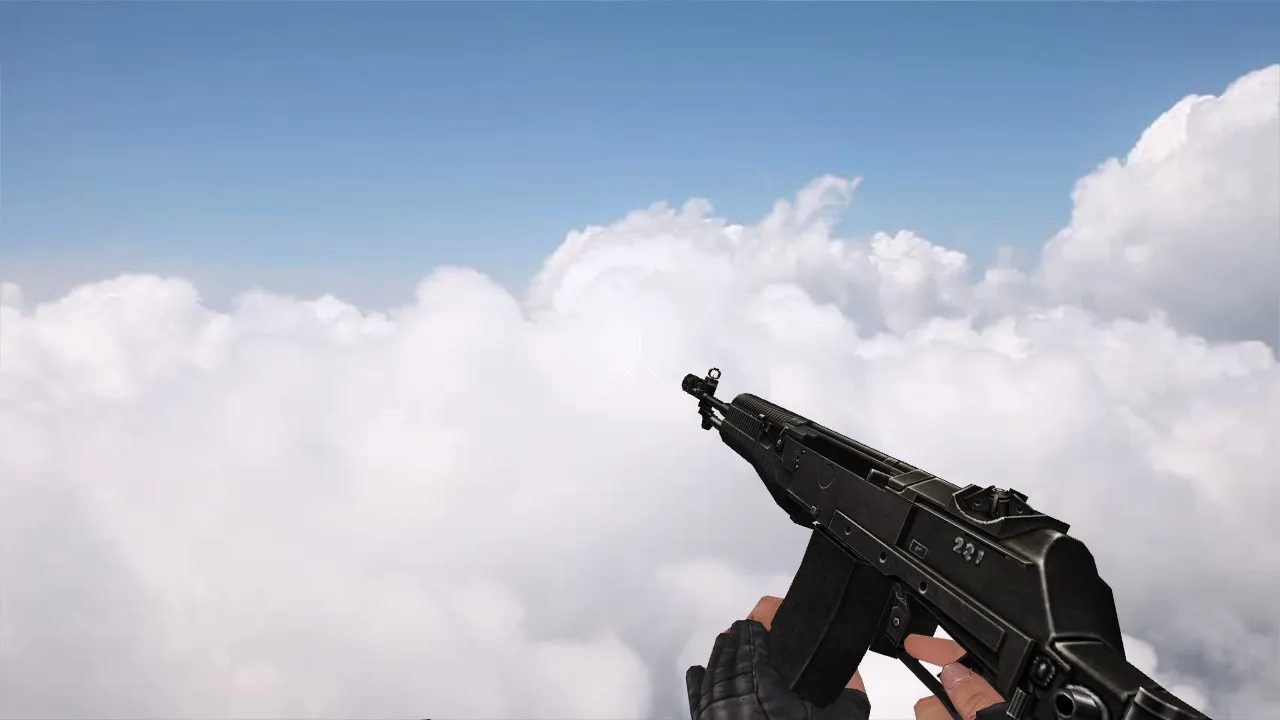 Скриншот Модель «AN-94 Default» для CS 1.6: v_/p_/w_ файлы, звуки, анимация осмотра, качество текстур