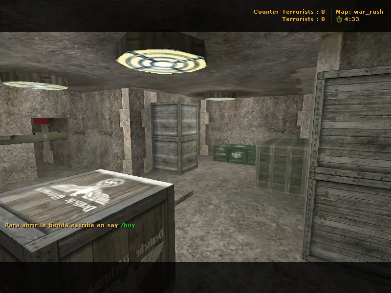 Скриншот  Карта «war_rush» для CS 1.6: тактические особенности и оптимизация