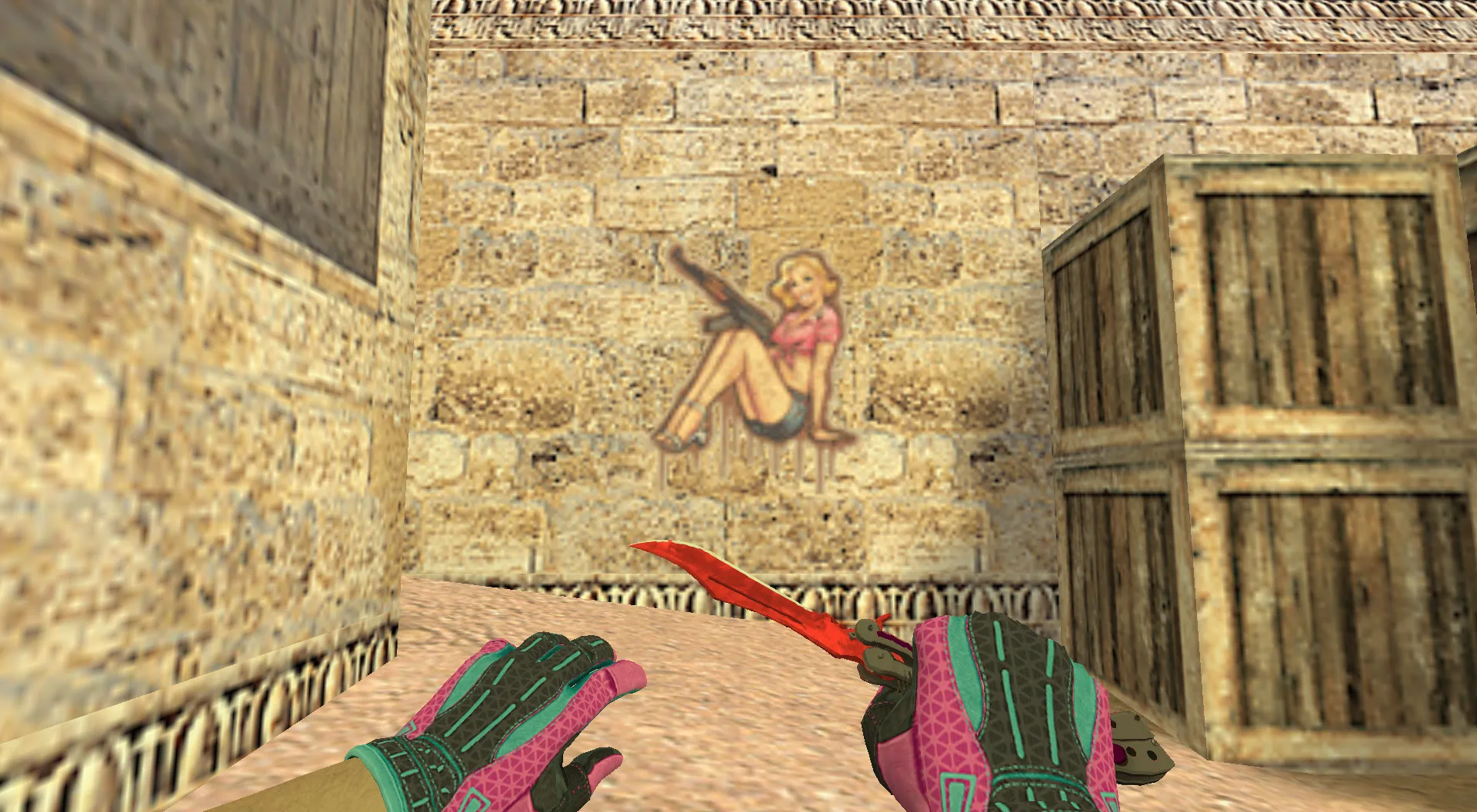 Скриншот Граффити «Тамара» для CS 1.6 - Уникальное оформление для вашей игры