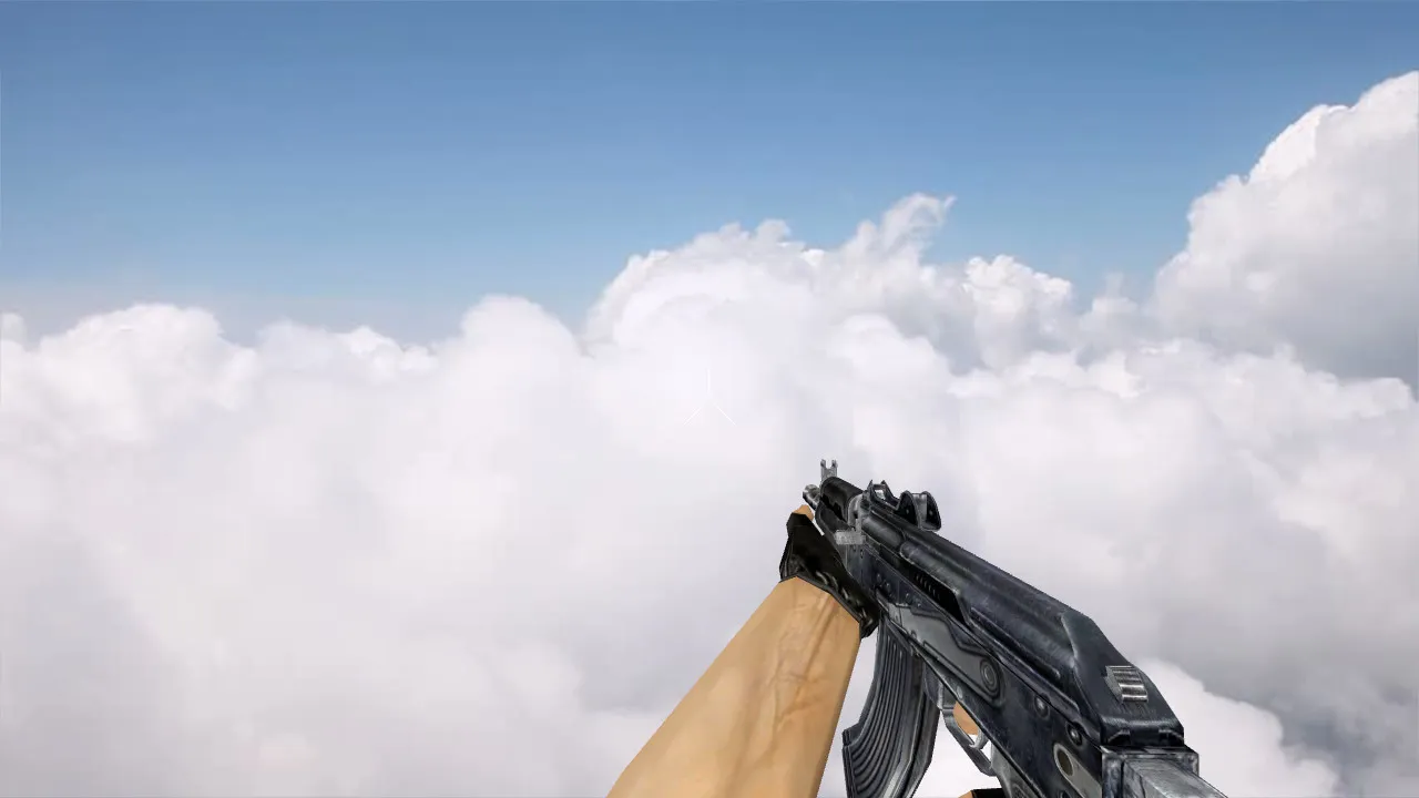 Скриншот Модель AK-47 Stalker (v_ p_ w_) для CS 1.6: звуки, анимация осмотра, текстуры