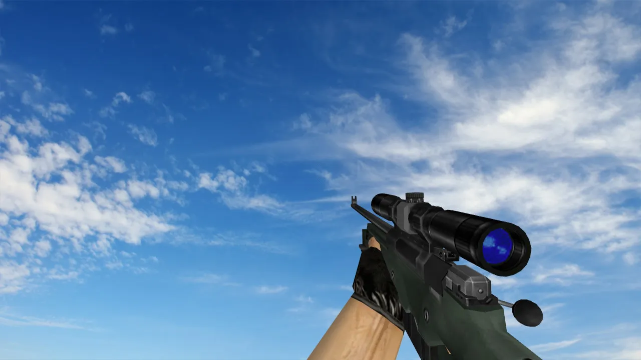 Скриншот Пак моделей оружия «Сглаженные стандартные модели» для CS 1.6: v_, p_, w_ модели, звуки, анимация осмотра и качество текстур