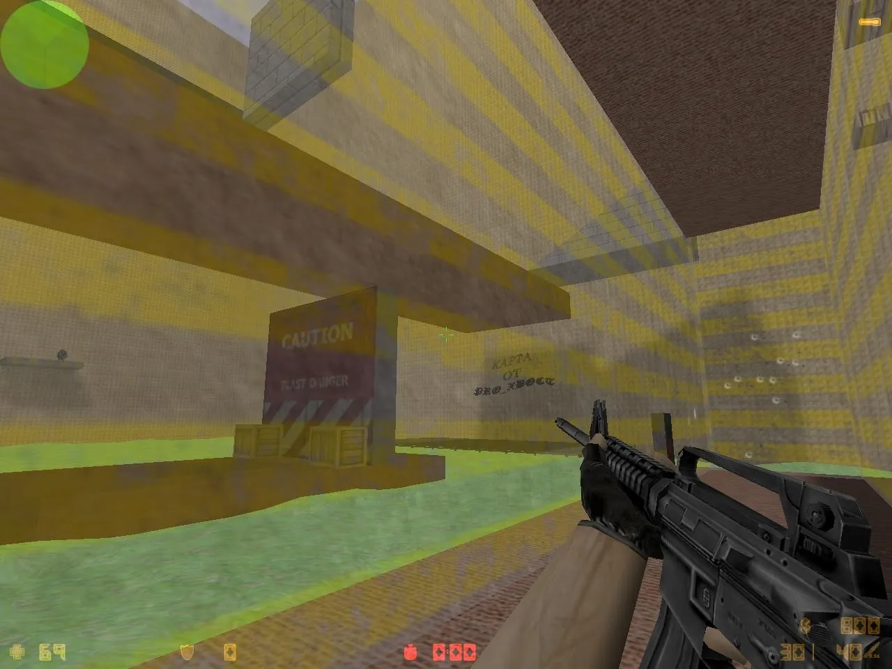 Скриншот  Карта deathrun_wood_way_fix для CS 1.6: маршруты, баланс, точки, .nav и оптимизация