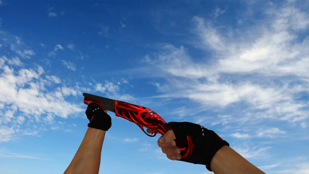 Скриншот  Пак моделей оружия из CS GO для CS 1.6: v_, p_, w_, звуки, анимация осмотра и качество текстур