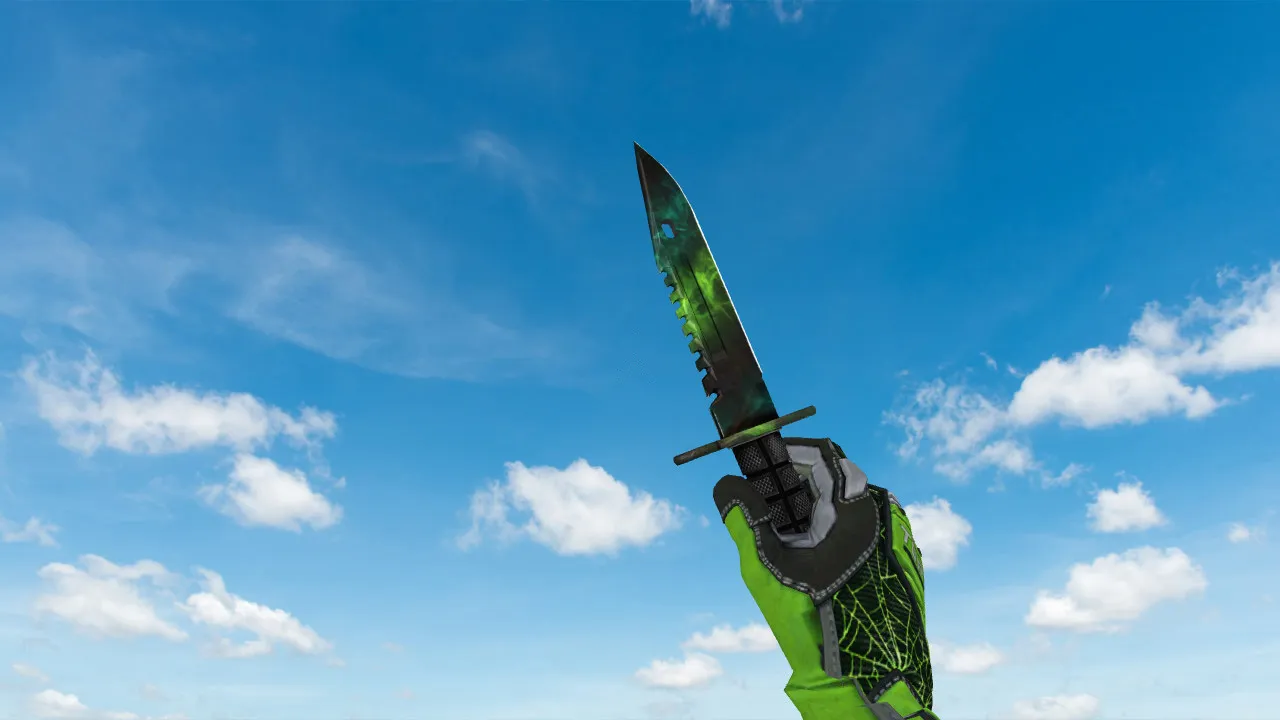 Скриншот Модель ножа v_ / p_ / w_ M9 Bayonet Gamma Doppler Phase 4 для CS 1.6: звуки, анимация осмотра, текстуры