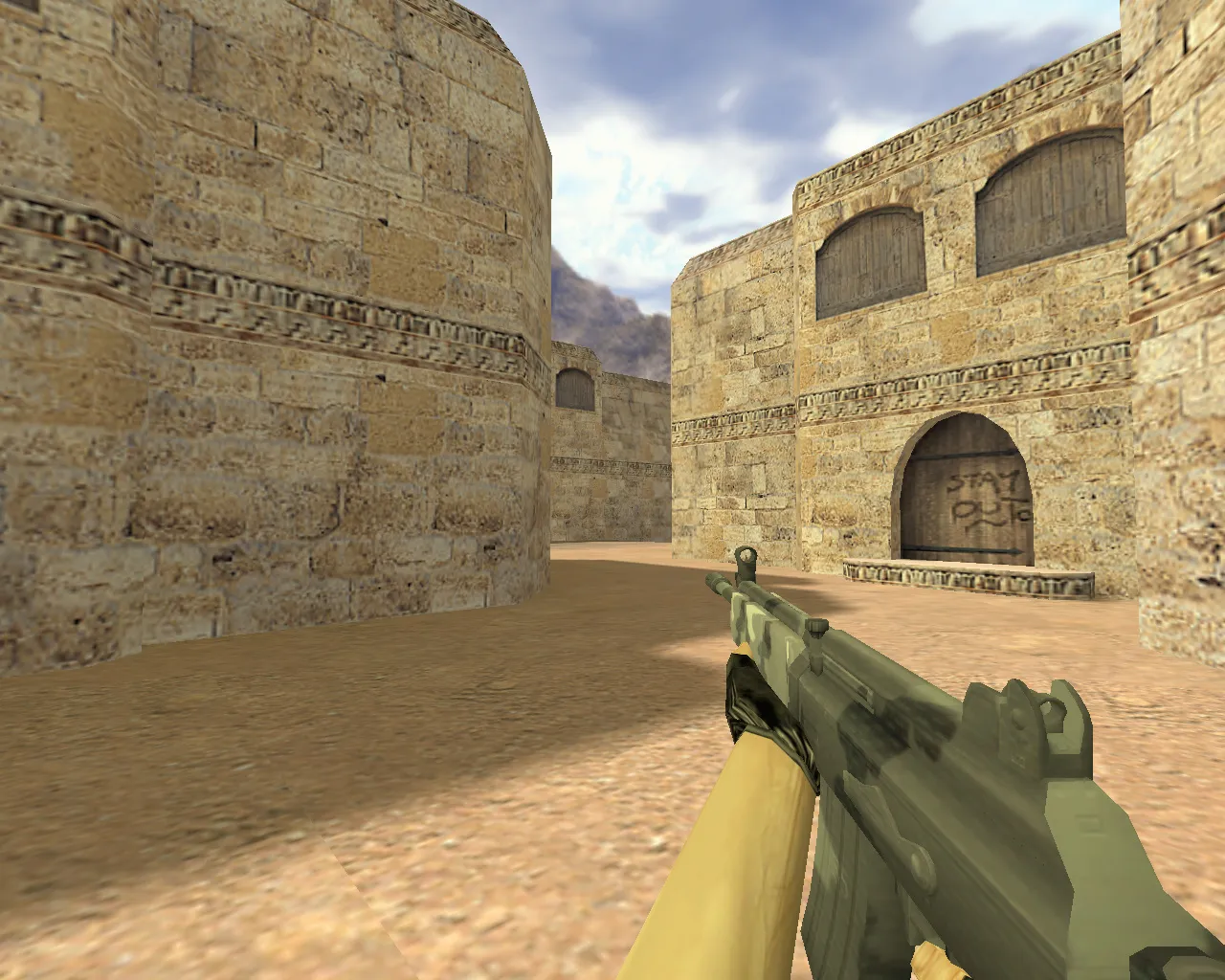 Скриншот Модель Galil Зимний камуфляж для CS 1.6 - Скачай сейчас