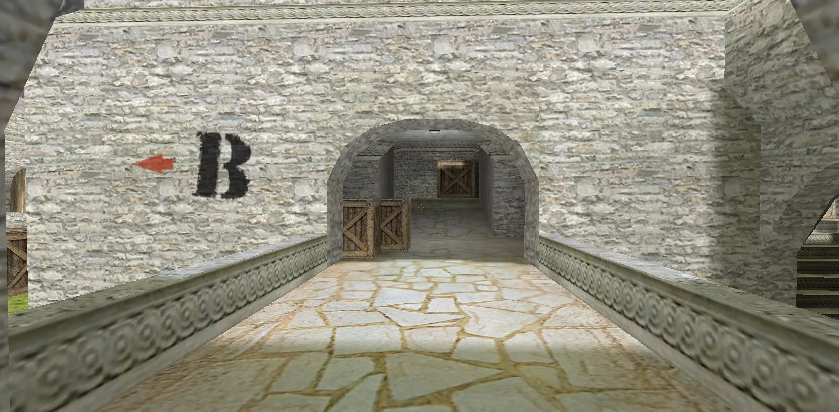 Скриншот  Карта de_acteks для CS 1.6: точки, раунды, .nav для ботов и оптимизация wpoly/epoly