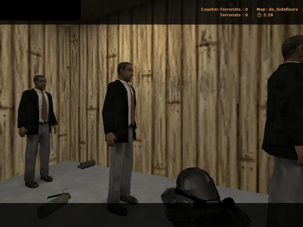 Скриншот  Карта de_hidefloors для CS 1.6: точки, маршруты, .nav для ботов и оптимизация wpoly/epoly