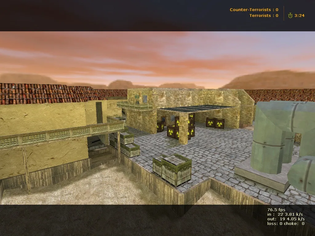 Скриншот Карта de_inferno_cv_2017_new для CS 1.6 - Тактические преимущества и детали