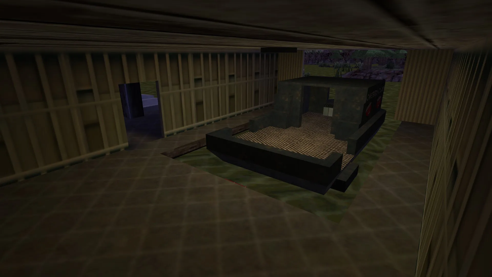 Скриншот  Карта cc_boathouse для CS 1.6: тактика за CT и T, точки, .nav для ботов, оптимизация wpoly/epoly