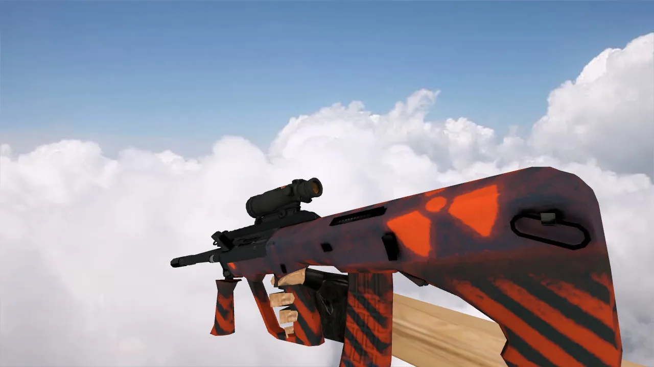 Скриншот Модель «AUG Радиационная опасность» для CS 1.6 | Оружие
