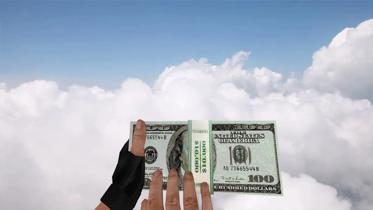 Скриншот Модель «Dollar Stack Bomb» для CS 1.6: v_ и p_ модели, звуки, анимация осмотра, текстуры и настройка