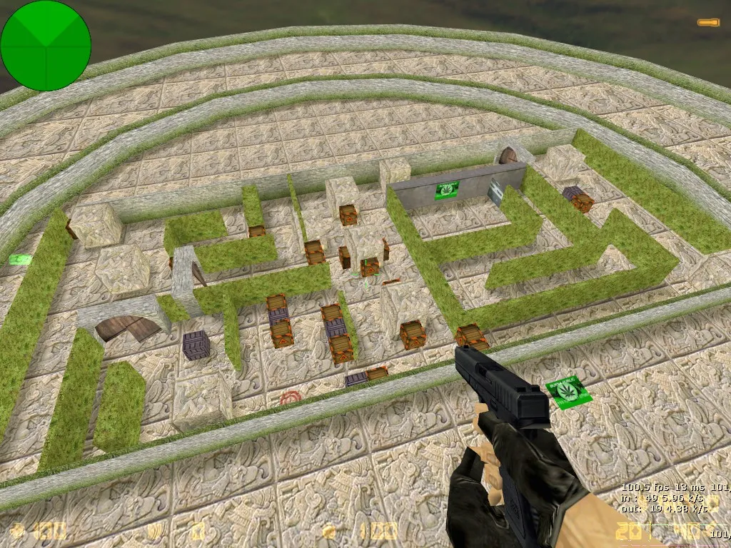 Скриншот  Карта de_xna_chikana для CS 1.6 - загрузите и играйте на новых аренах