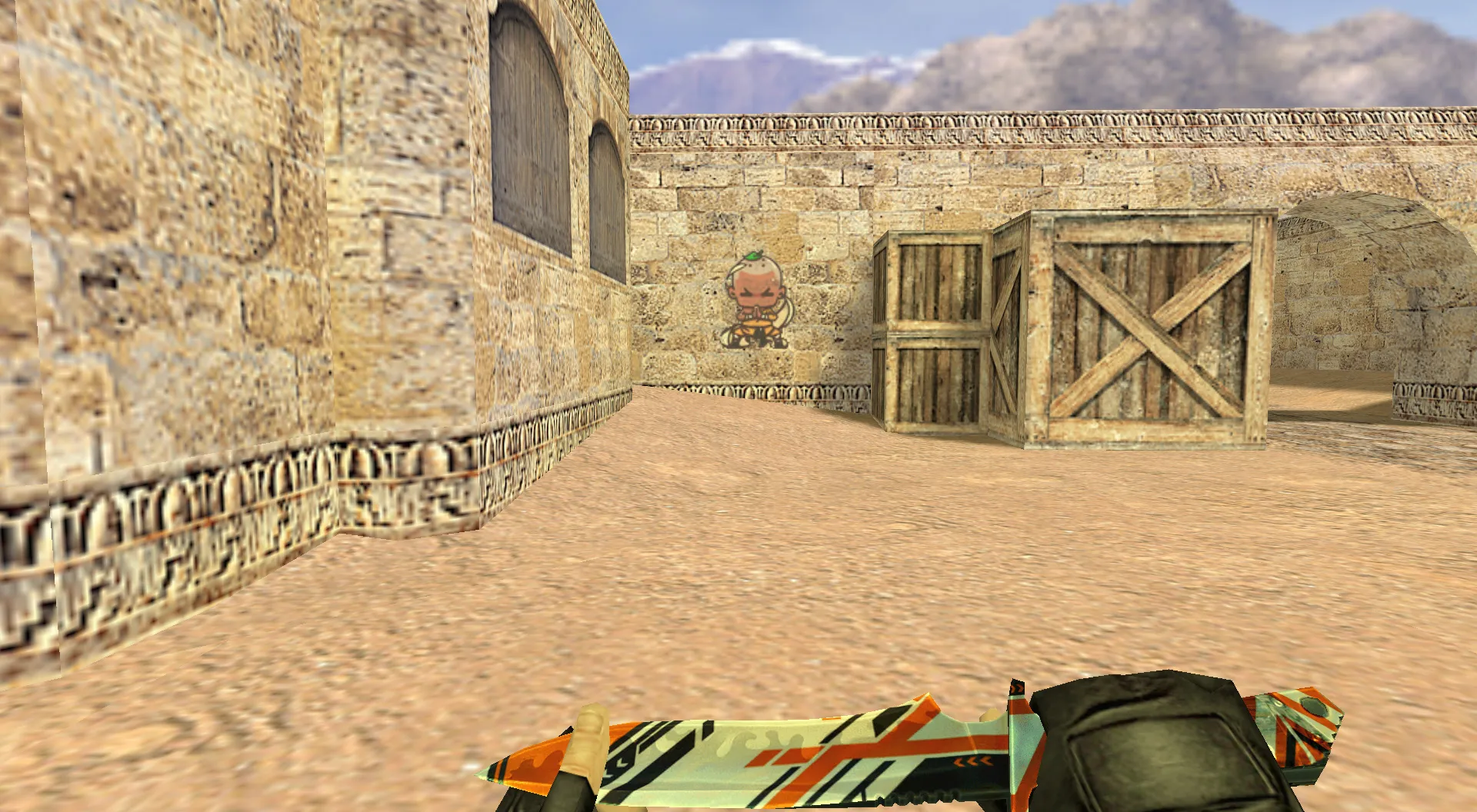 Скриншот Граффити «Шаолинь» для CS 1.6 - Уникальный стиль из CS:GO