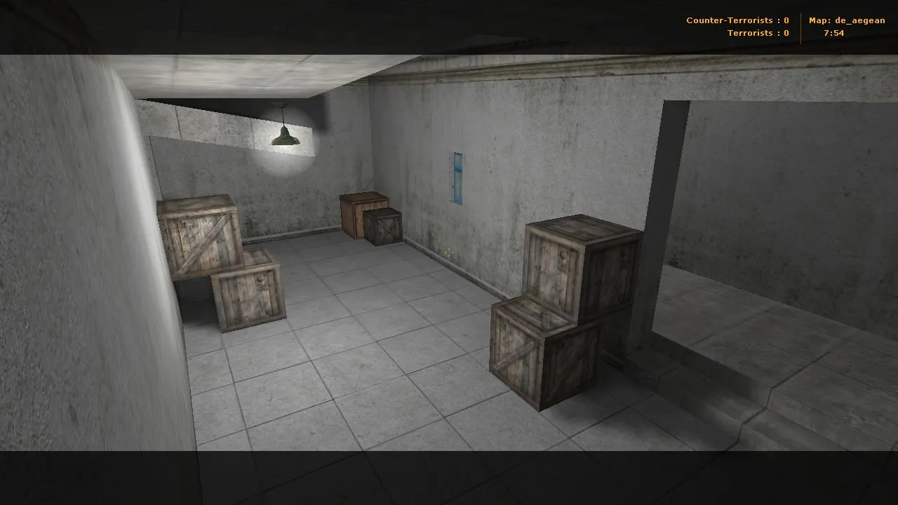 Скриншот de_aegean карта для CS 1.6: баланс сторон, точки, .nav для ботов, оптимизация wpoly/epoly