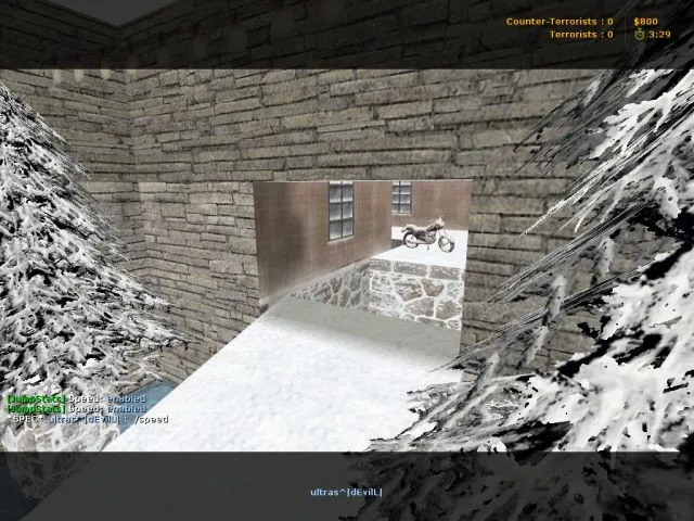 Скриншот Карта «deathrun_alleywinter» для CS 1.6