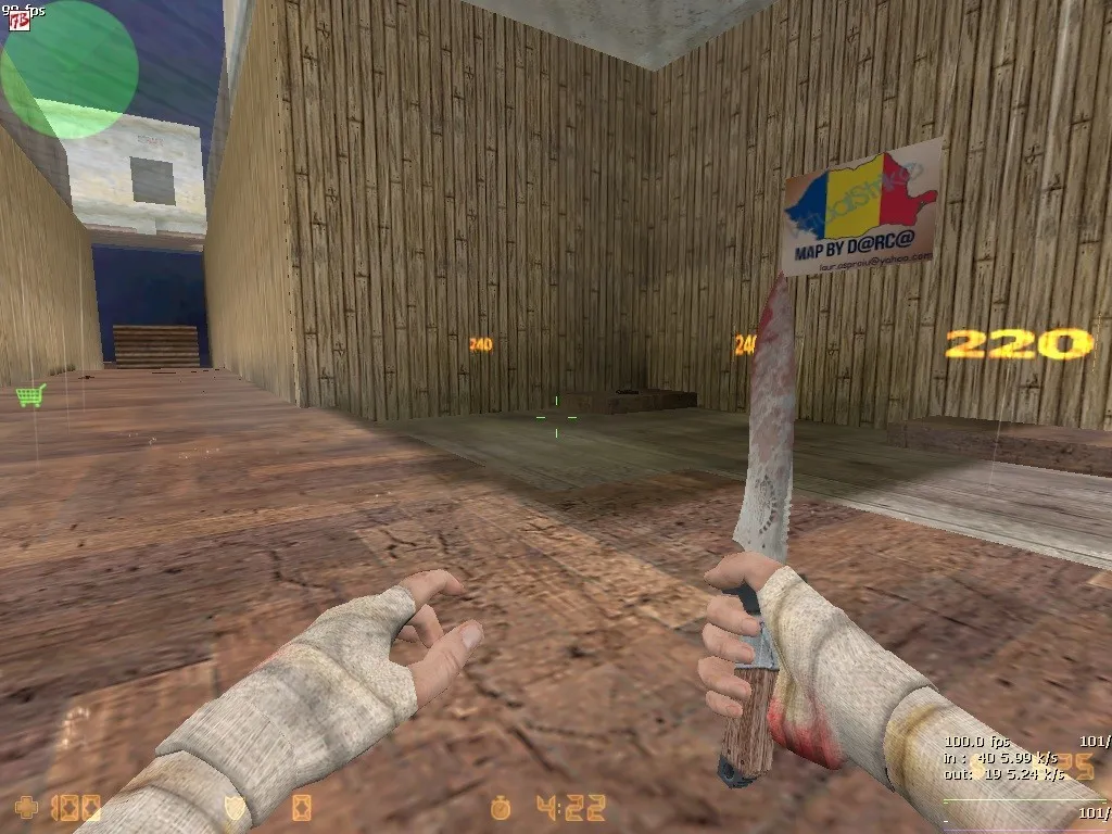 Скриншот  deathrun_virtualstrike для CS 1.6: тактики, точки, .nav и оптимизация карты