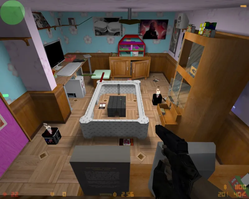 Скриншот  Карта de_playroom для CS 1.6: Полное руководство и тактики
