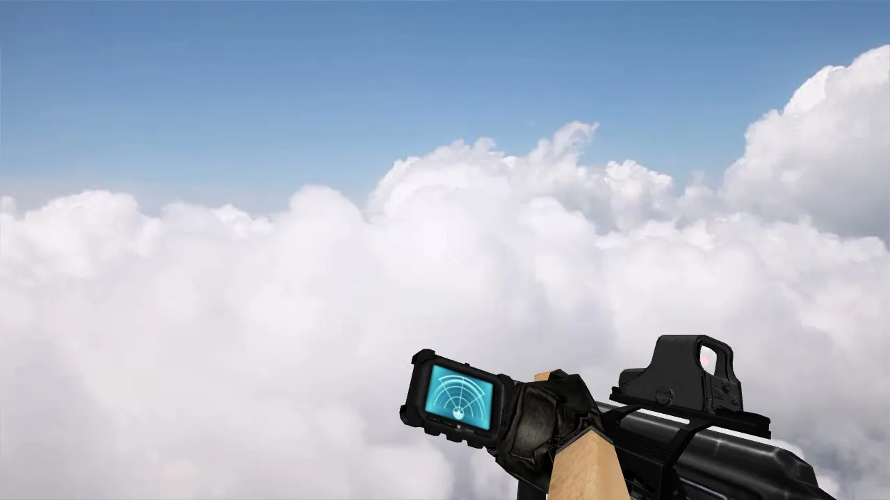 Скриншот Модель AK-47 Modern Soldier для CS 1.6 - Оптимизированные детали