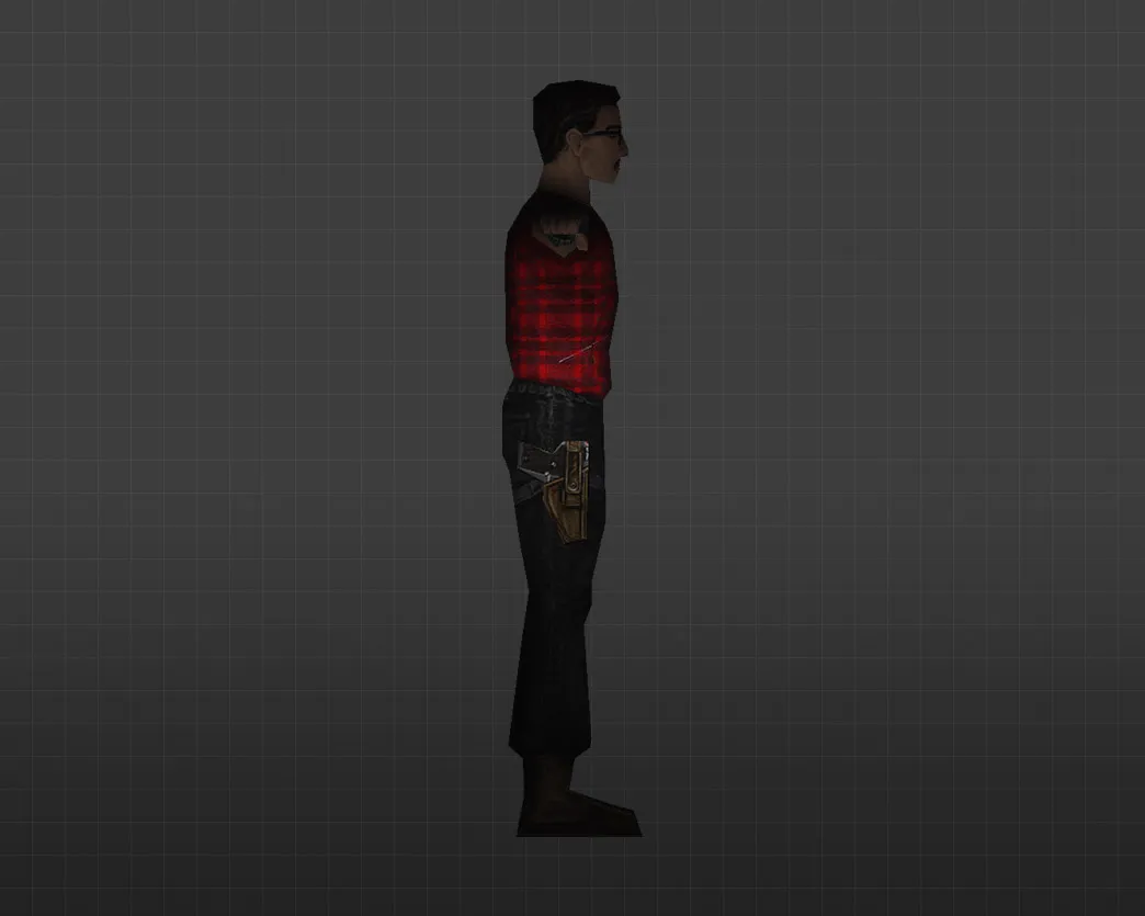 Скриншот Модель «Человек простой» для CS 1.6: уникальный скин для игроков