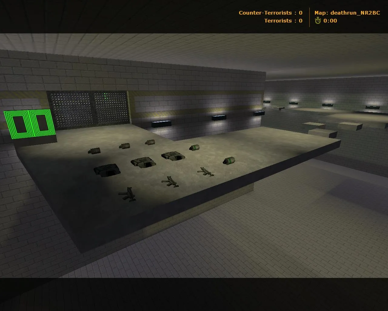 Скриншот  deathrun_nr2bc_b1 — карта Deathrun для CS 1.6: боты .nav, баланс сторон, оптимизация wpoly/epoly