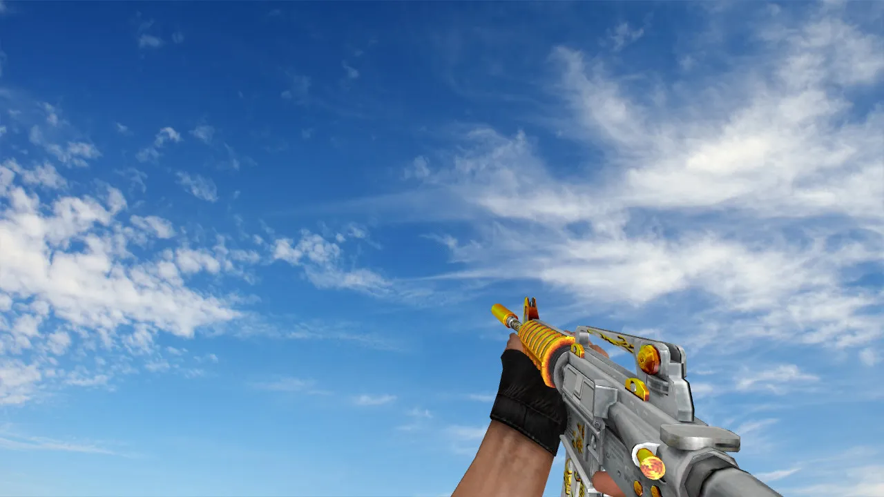 Скриншот Пак моделей оружия Platinum Weapon Pack для CS 1.6: v_ p_ w_ модели, звуки, анимация осмотра и качество текстур