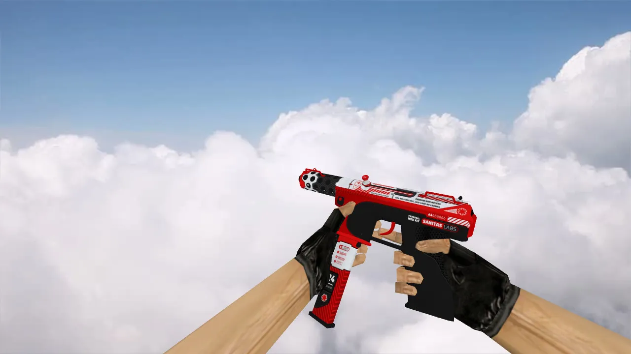 Скриншот Модель TEC-9 First Aid для CS 1.6 - Высококачественная модель оружия