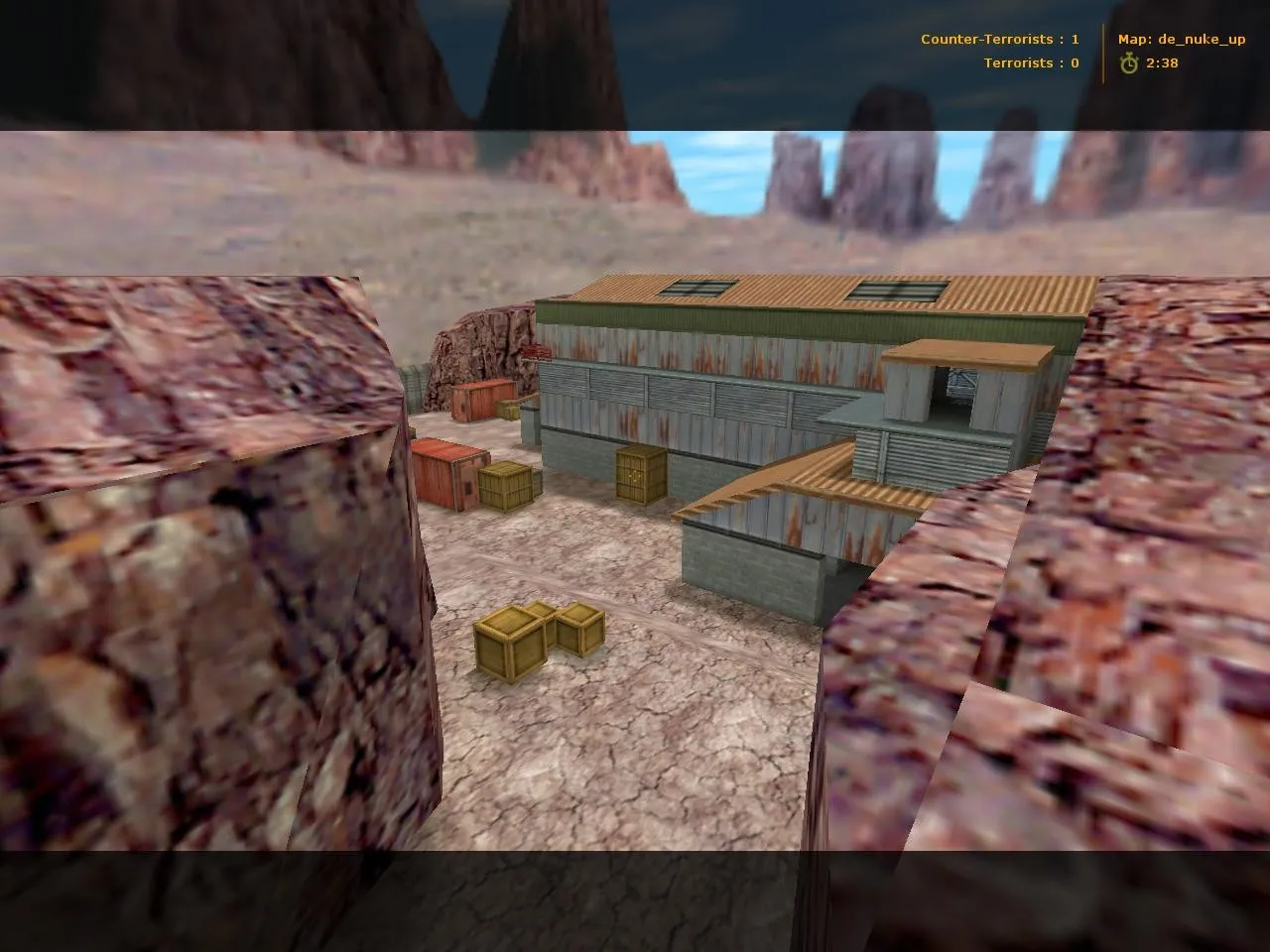 Скриншот  Карта de_nuke_up для CS 1.6: Тактика и особенности