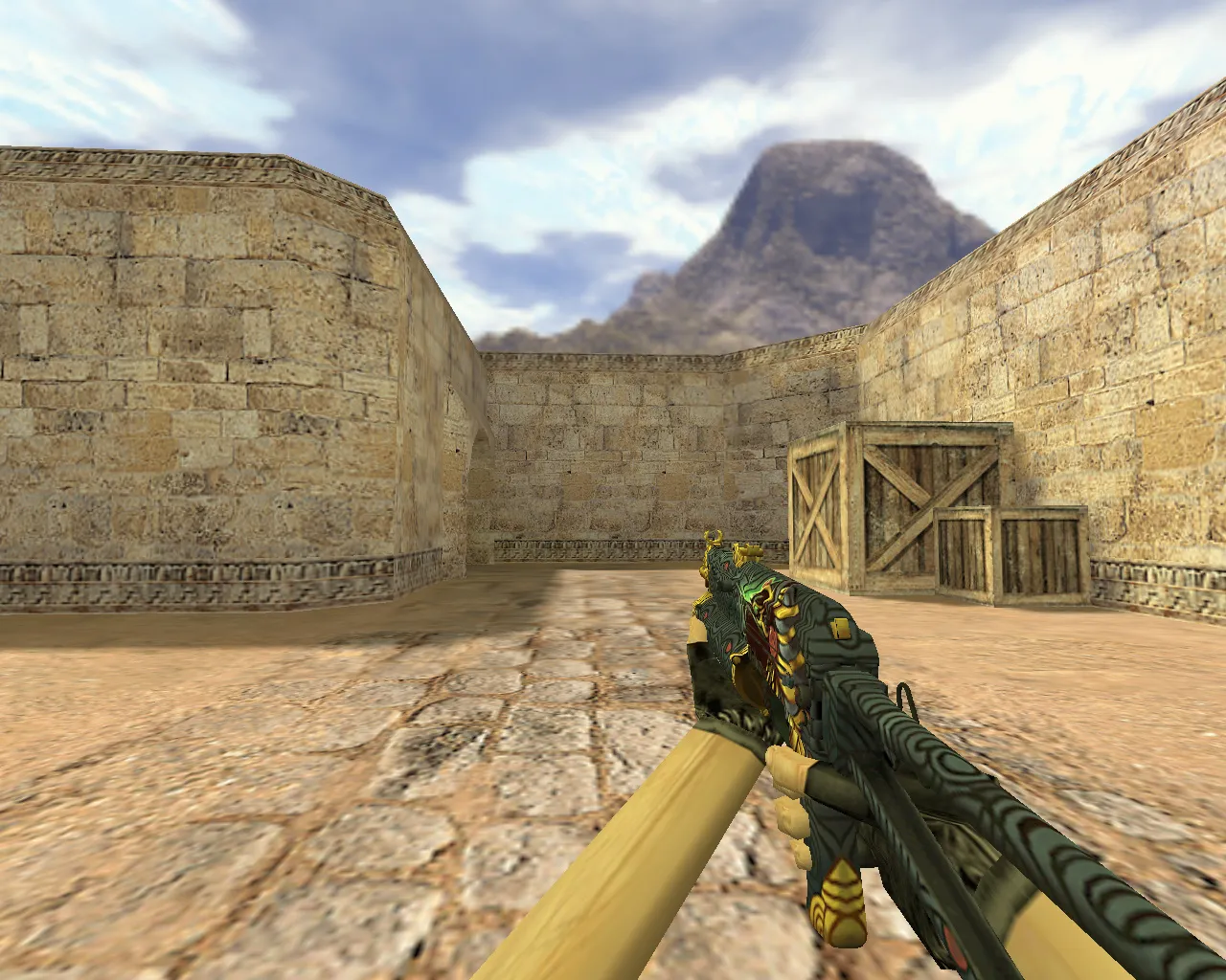 Скриншот Модель «Бизон Суд Анубиса» для CS 1.6 - Качественная и Уникальная