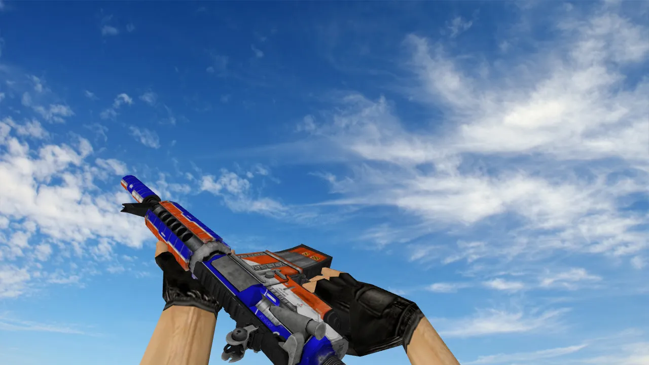 Скриншот Модель M4A4 Havoc v_ p_ w_ для CS 1.6: звуки, анимация осмотра, качество текстур и настройка