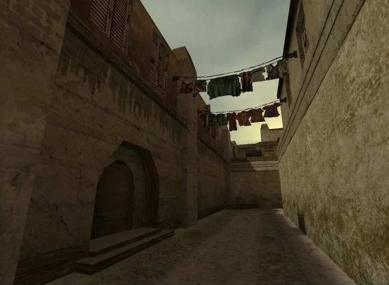 Скриншот Карта de_ahram для CS 1.6: точки, маршруты, баланс сторон и настройка ботов