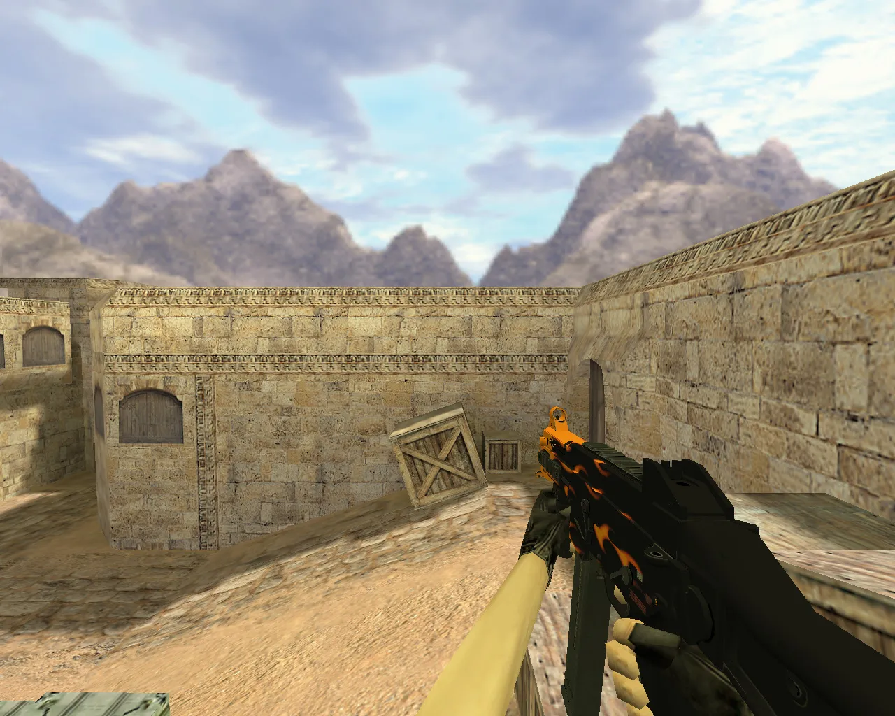 Скриншот Модель «UMP-45 Пламя» для CS 1.6 - Уникальный стиль в игре