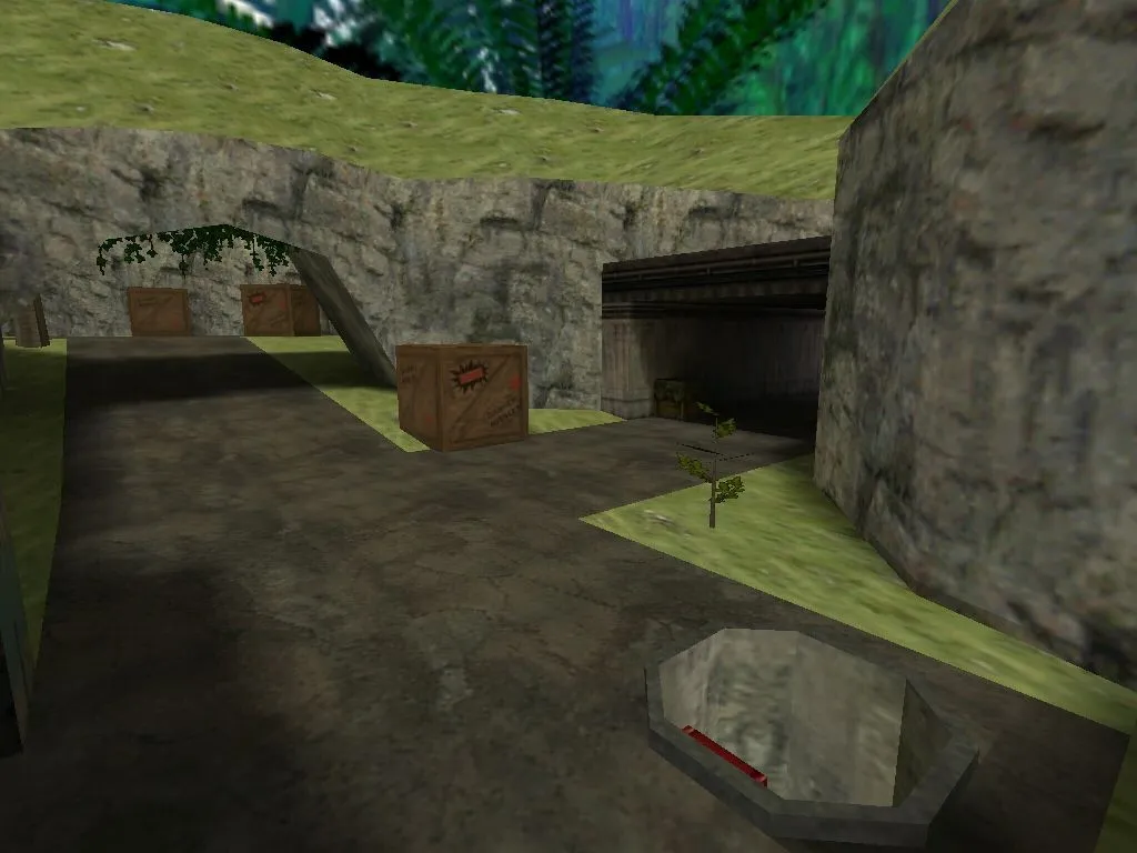 Скриншот  de_bridge для CS 1.6: баланс сторон, точки, боты (.nav), оптимизация wpoly/epoly