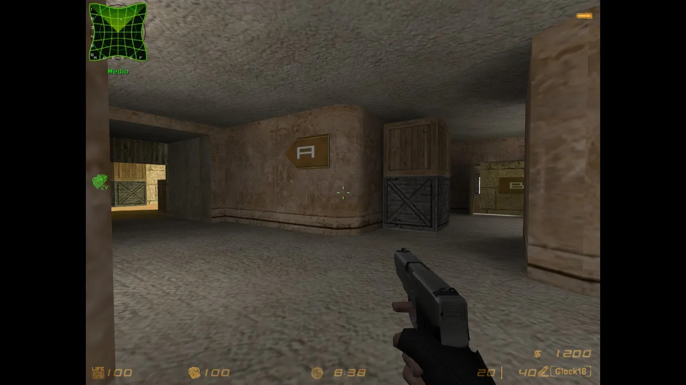 Скриншот  de_gamebanana карта для CS 1.6: баланс сторон, точки, .nav и оптимизация wpoly/epoly