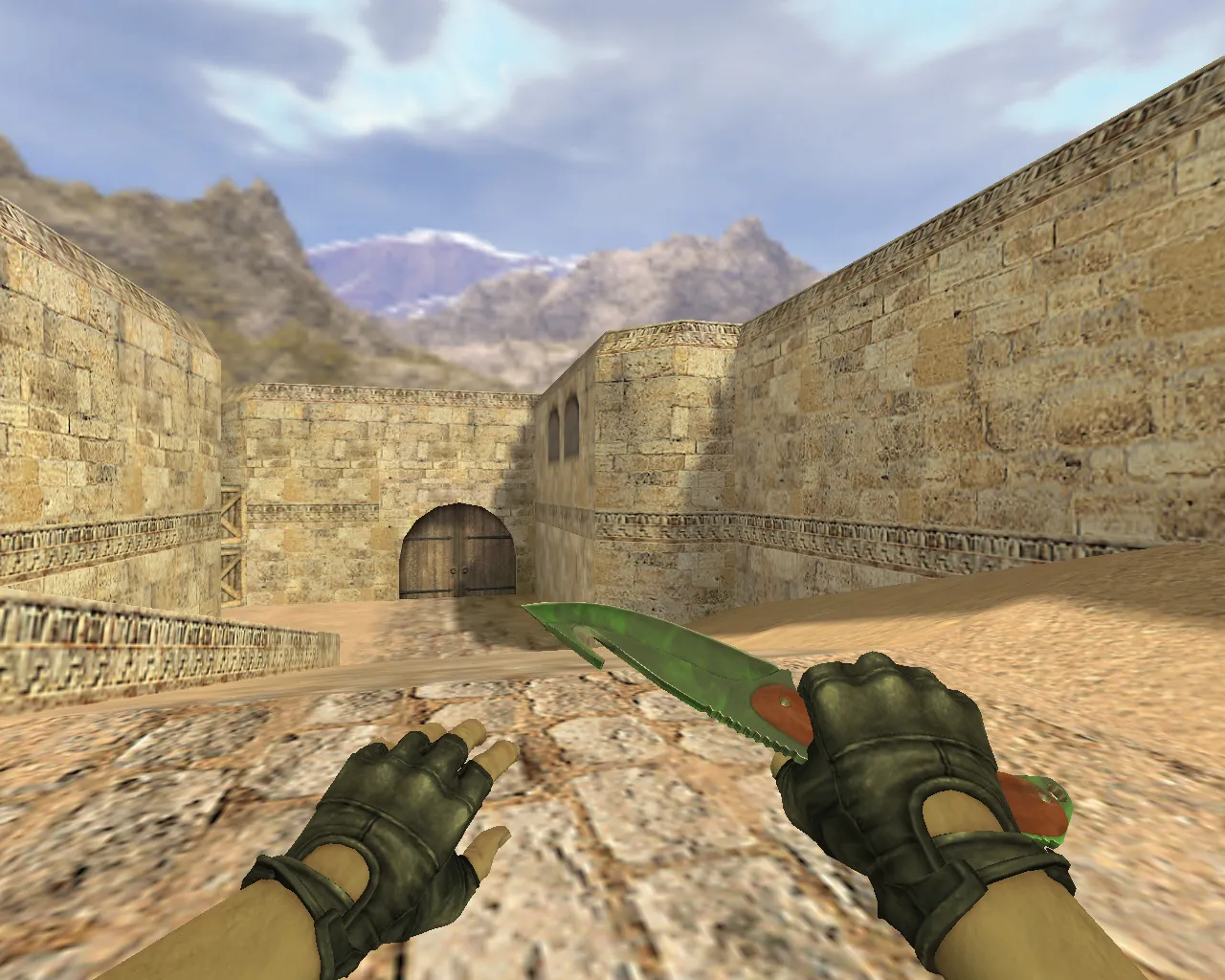 Скриншот Модель ножа «лезвие-крюк Гамма-волны» v_model для CS 1.6: звук, анимация осмотра, текстуры