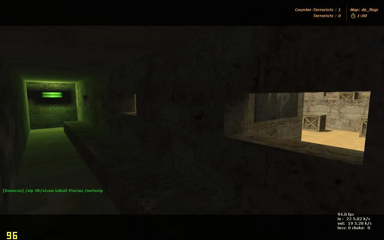 Скриншот  Карта de_flogi для CS 1.6: тактики за CT и T, установка, .nav, оптимизация wpoly/epoly