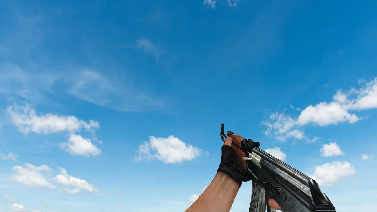 Скриншот Пак моделей оружия «CSCZ Textures on 1.6 Weapon» для CS 1.6: v_, p_, w_ модели, звуки и анимация осмотра