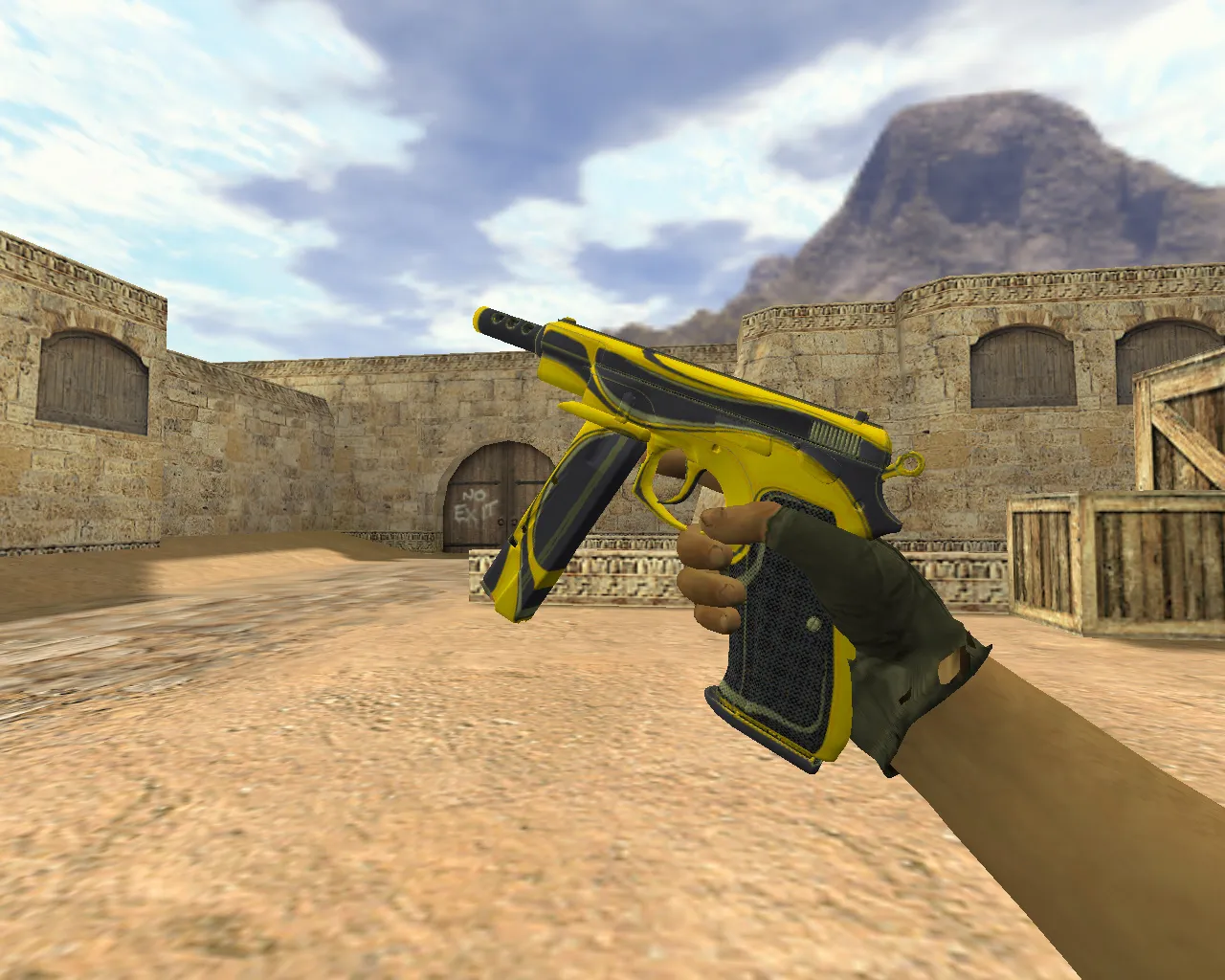 Скриншот Модель «CZ-75 Желтый жакет» для CS 1.6 - Обзор и Скачивание