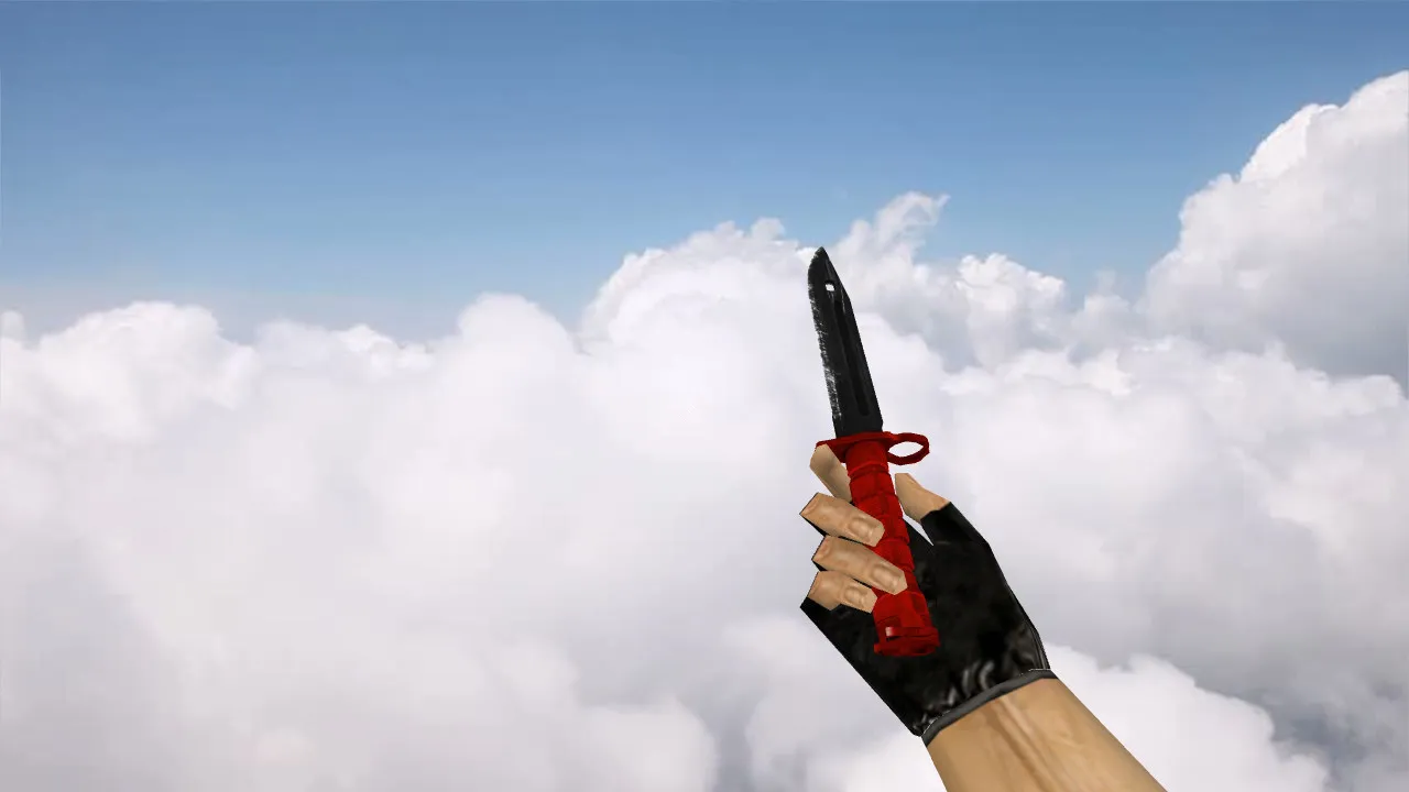 Скриншот Модель ножа v_ Bayonet Nitro + p_ и w_ для CS 1.6: звуки, анимация осмотра, текстуры