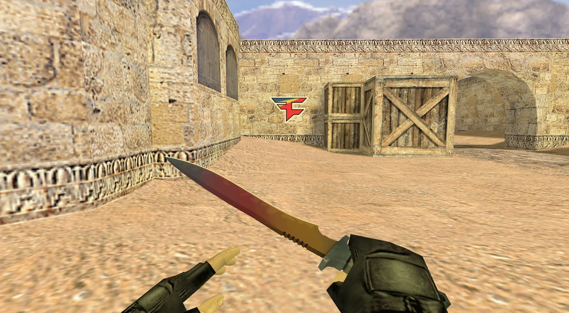 Скриншот Граффити «FaZe Logo» для CS 1.6 - Яркое дополнение для вашего игрового стиля