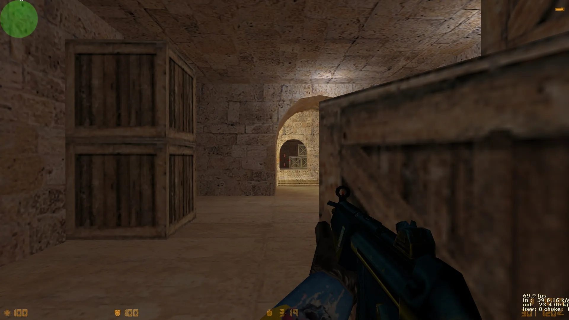 Скриншот  de_dus2tec — DE карта для CS 1.6: ацтек + dust2 план, точки для Т/КТ, .nav и оптимизация