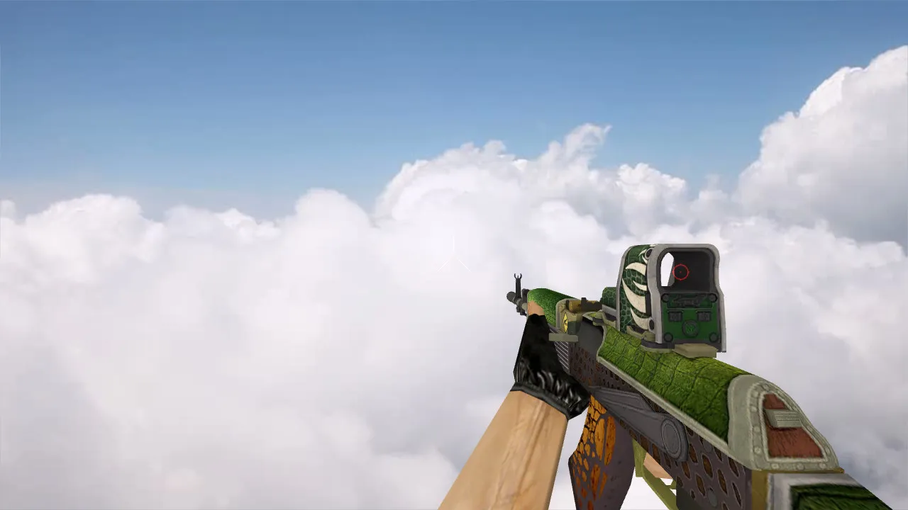 Скриншот Модель «AK-103 Reptile» для CS 1.6 – Идеальный выбор для геймеров