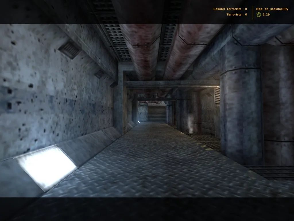 Скриншот  Карта de_snowfacility для CS 1.6 — Подробный обзор и тактика