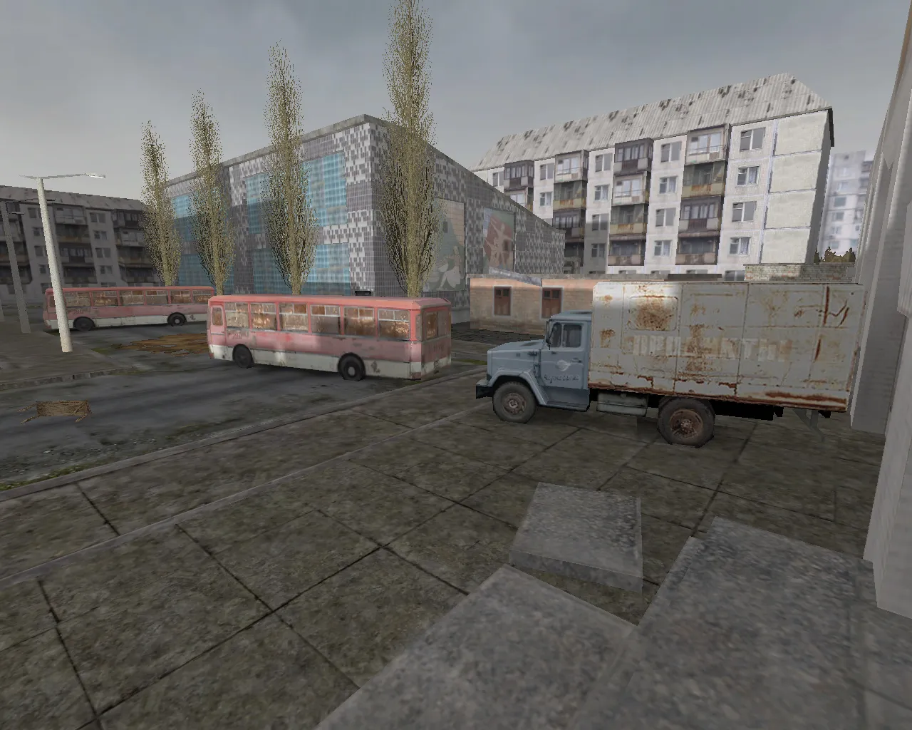 Скриншот  Карта de_chernobyl для CS 1.6: точки, маршруты, .nav для ботов и оптимизация wpoly/epoly