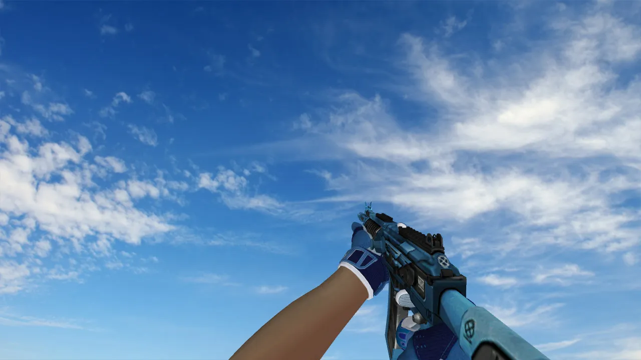 Скриншот  Пак моделей оружия «Sport Amphibious Pack» для CS 1.6: v_, p_, w_ модели, звуки и анимация осмотра