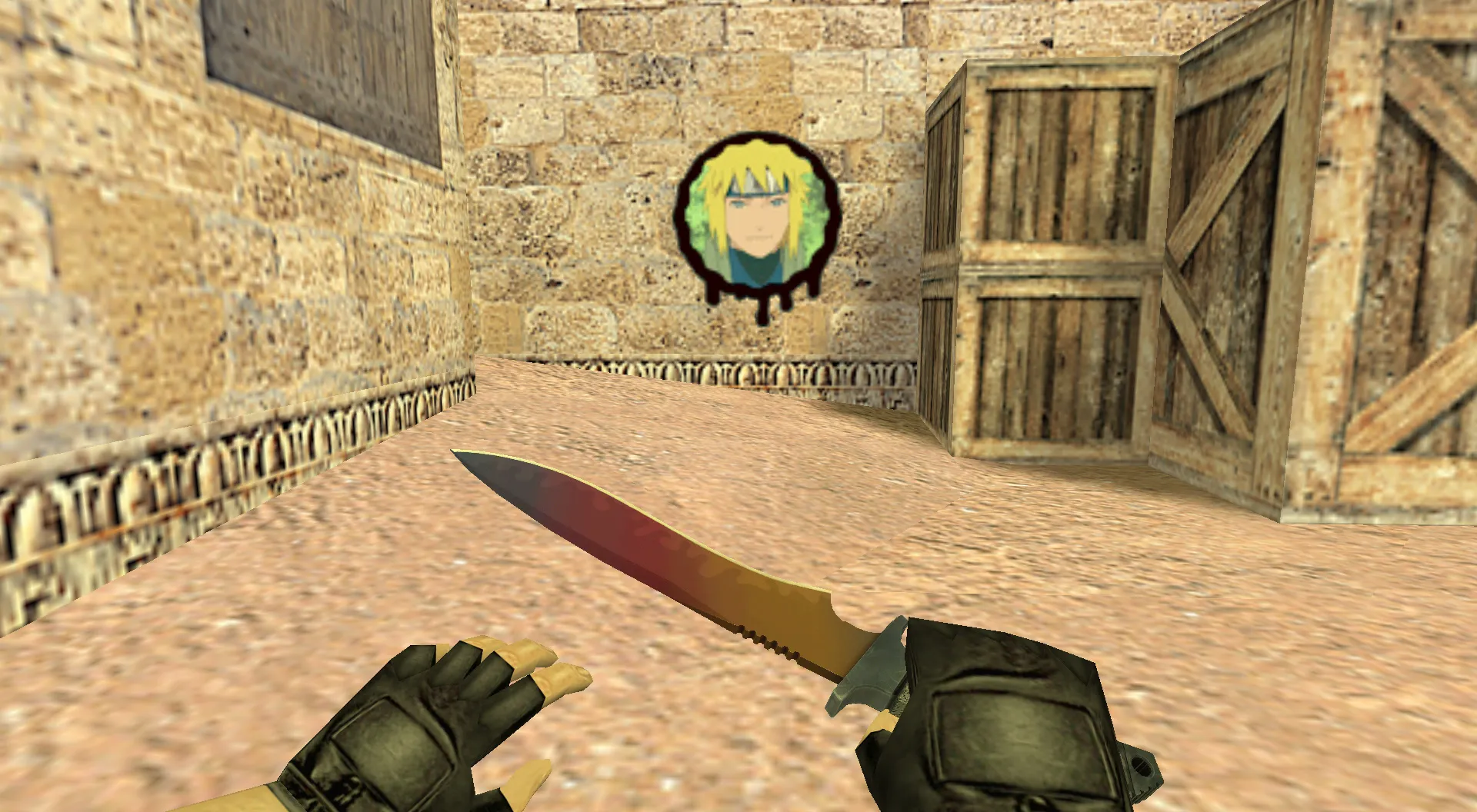 Скриншот Граффити «Минато Намикадзе» для CS 1.6 - Стиль и Игра