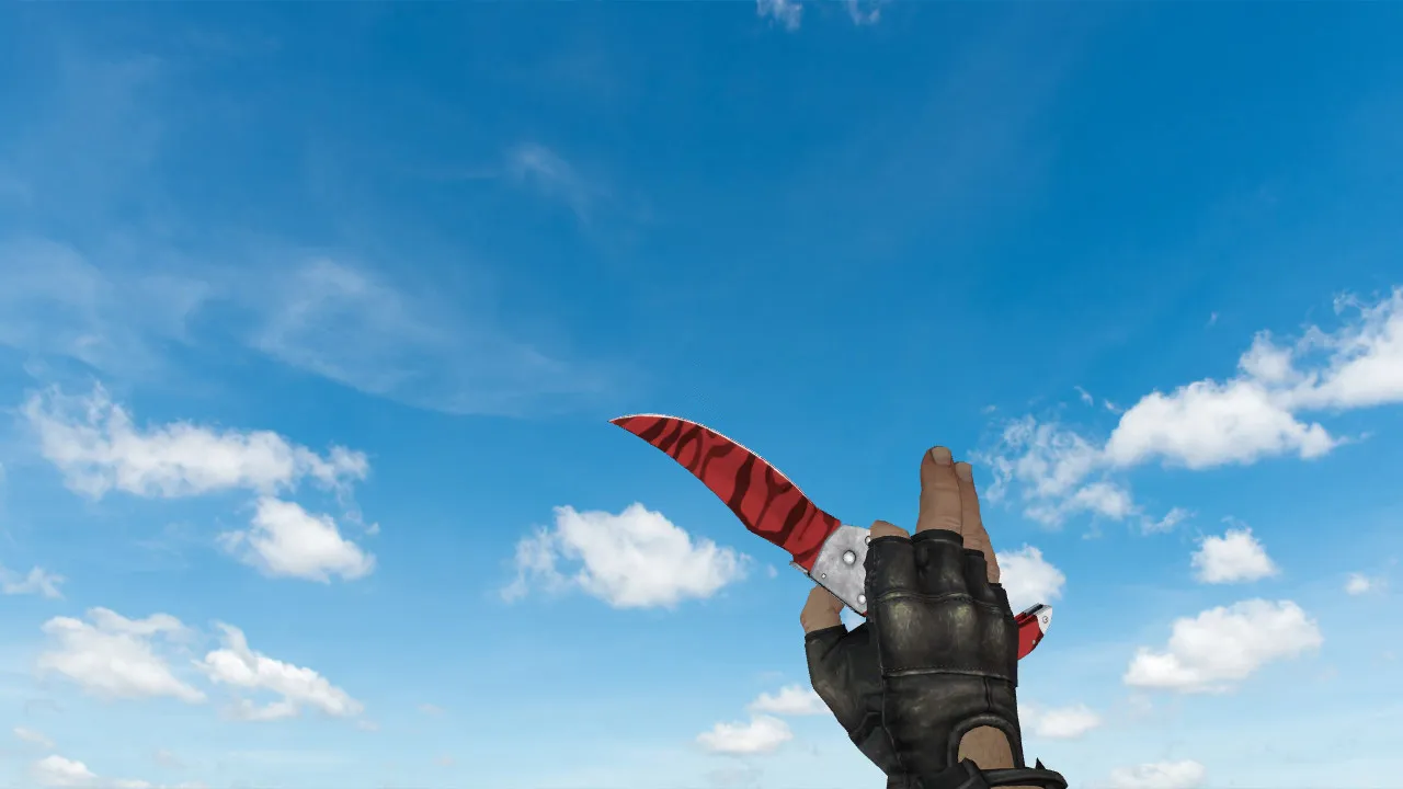 Скриншот Модель ножа Фальшион «Убийство» для CS 1.6: v_, p_, w_ модели, звуки, анимация осмотра