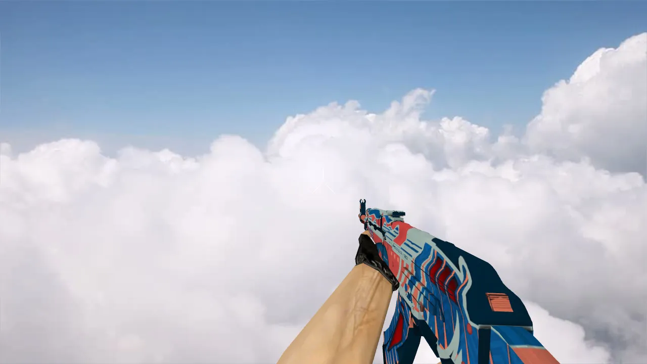 Скриншот Модель AK-47 Wayfarer 80 v_ для CS 1.6: p_ и w_ с звуками, анимацией осмотра, качеством текстур и настройкой