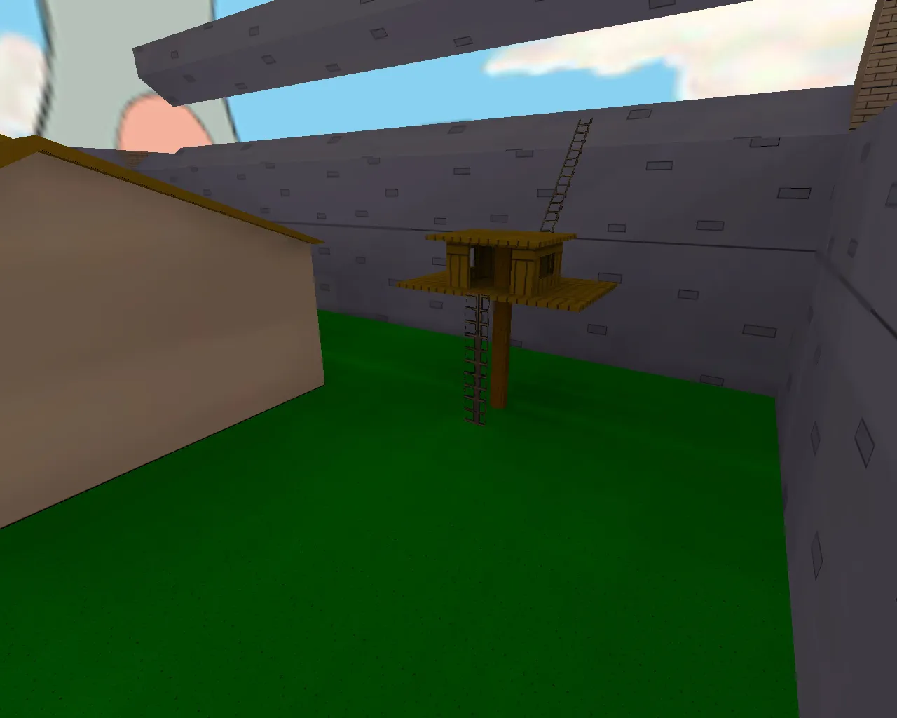 Скриншот  Карта fy_simpsons_house для CS 1.6: тактика, точки, настройка и оптимизация FY режима