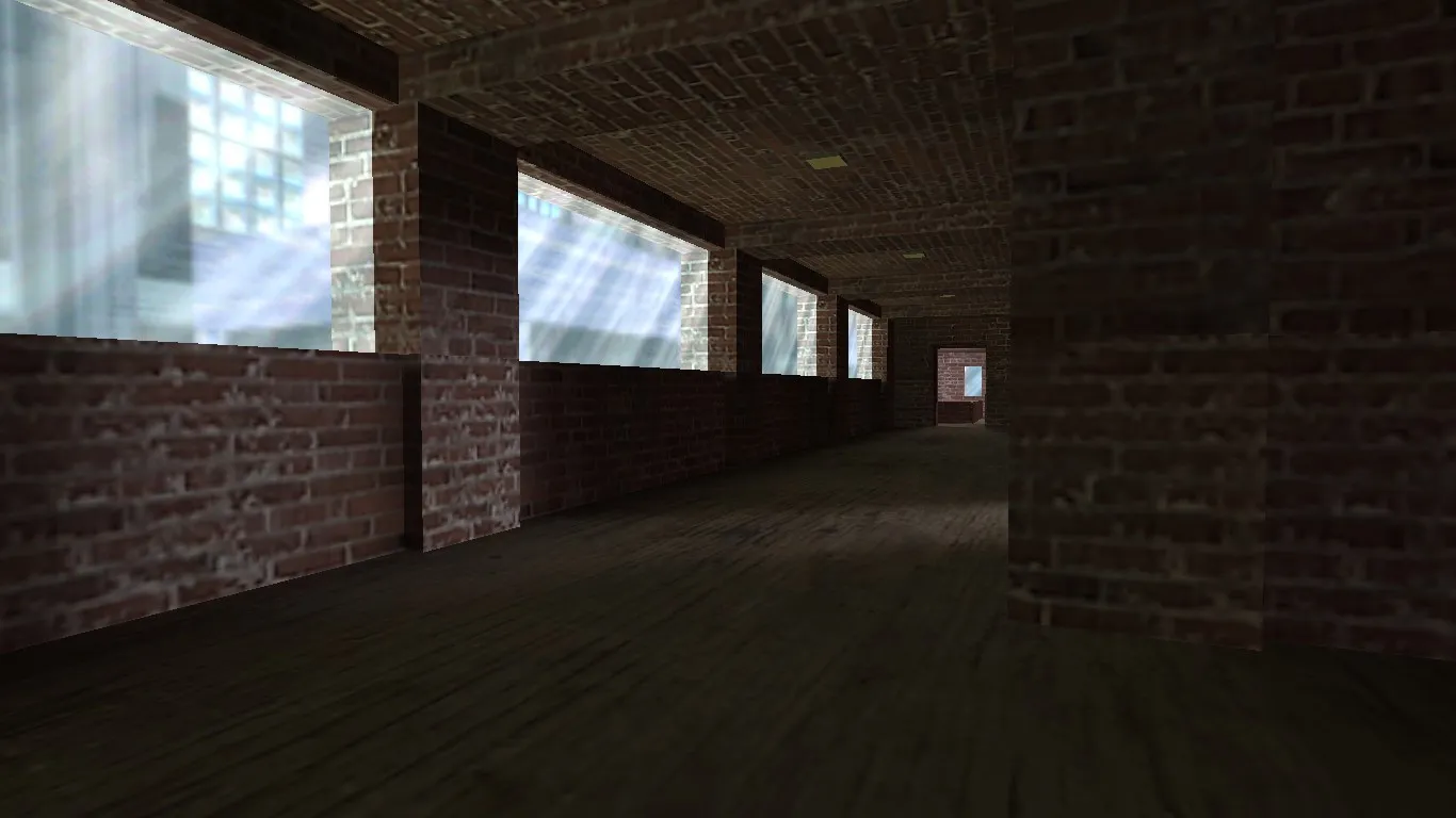 Скриншот  de_bricktown карта для CS 1.6: баланс за Т и КТ, точки под контроль, .nav для ботов, оптимизация wpoly/epoly