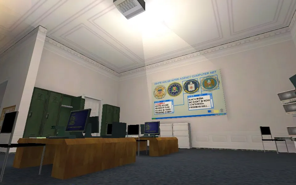 Скриншот Карта de_whitehouse для CS 1.6 - Тактики и особенности